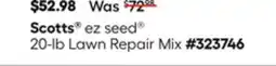 Lowe's ez seed 20-lb Lawn Repair Mix offer