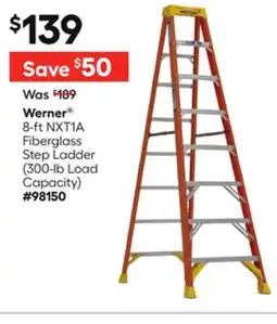 Lowe's Werner 8-ft NXT1A Fiberglass Step Ladder offer