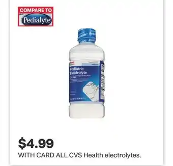 CVS ALL CVS Health electrolytes offer