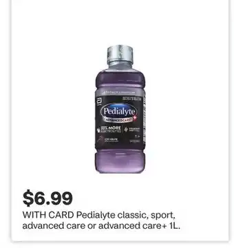 CVS Pedialyte classic, sport, advanced care or advanced care + 1L offer