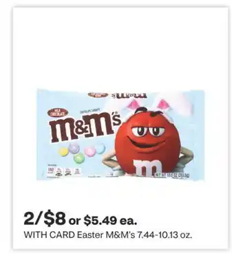 CVS Easter M & M' s 7.44-10.13 oz offer