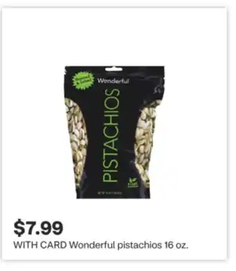 CVS Wonderful pistachios 16 oz offer