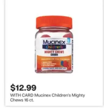 CVS Mucinex Children's Mighty Chews 16 ct offer