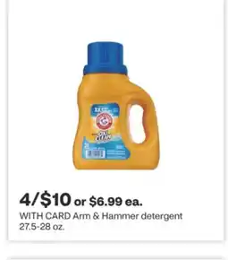 CVS Arm & Hammer detergent 27.5-28 oz offer