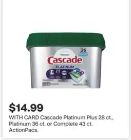 CVS Cascade Platinum Plus 28 ct., Platinum 36 ct. or Complete 43 ct offer