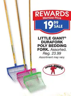 Blain's Farm & Fleet LITTLE GIANT DURAFORK POLY BEDDING FORK offer