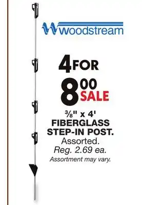 Blain's Farm & Fleet 3⁄8 x 4' FIBERGLASS STEP-IN POST offer