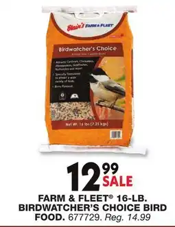 Blain's Farm & Fleet FARM & FLEET 16-LB. BIRDWATCHER'S CHOICE BIRD FOOD offer