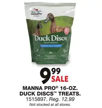 Blain's Farm & Fleet MANNA PRO 16-OZ. DUCK DISCS TREATS offer