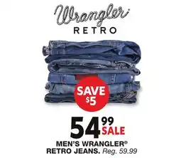 Blain's Farm & Fleet MEN'S WRANGLER RETRO JEANS offer