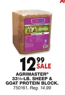 Blain's Farm & Fleet AGRIMASTER 33 1/3-LB. SHEEP & GOAT PROTEIN BLOCK offer