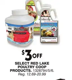 Blain's Farm & Fleet SELECT RED LAKE POULTRY COOP PRODUCTS offer