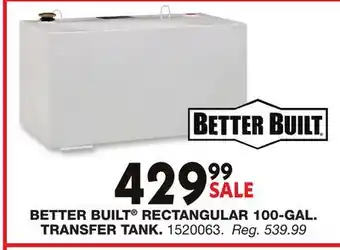 Blain's Farm & Fleet BETTER BUILT RECTANGULAR 100-GAL. TRANSFER TANK offer