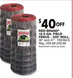 Blain's Farm & Fleet RED-BRAND 12.5-GA. FIELD FENCE - 330' ROLL offer