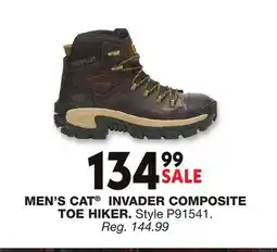 Blain's Farm & Fleet MEN'S CAT INVADER COMPOSITE TOE HIKER offer