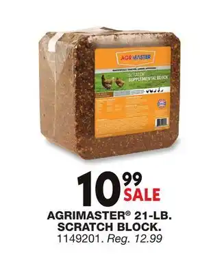 Blain's Farm & Fleet AGRIMASTER 21-LB. SCRATCH BLOCK offer