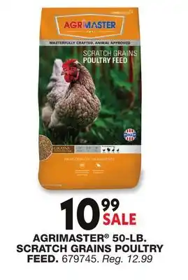 Blain's Farm & Fleet AGRIMASTER 50-LB. SCRATCH GRAINS POULTRY FEED offer