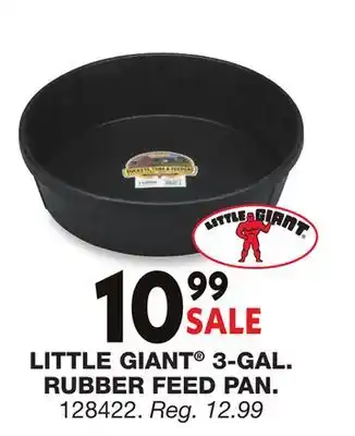 Blain's Farm & Fleet LITTLE GIANT 3-GAL. RUBBER FEED PAN offer