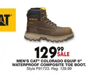 Blain's Farm & Fleet MEN'S CAT COLORADO EQUIP 6 WATERPROOF COMPOSITE TOE BOOT offer