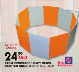 Blain's Farm & Fleet FARM INNOVATORS BABY CHICK STARTER HOME offer