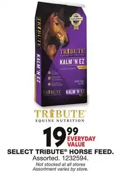 Blain's Farm & Fleet SELECT TRIBUTE HORSE FEED offer