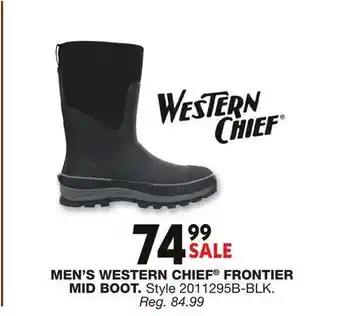 Blain's Farm & Fleet MEN'S WESTERN CHIEF FRONTIER MID BOOT offer