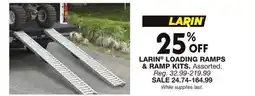 Blain's Farm & Fleet LARIN LOADING RAMPS & RAMP KITS offer