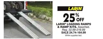 Blain's Farm & Fleet LARIN LOADING RAMPS & RAMP KITS offer