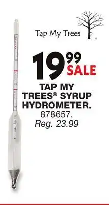 Blain's Farm & Fleet TAP MY TREES SYRUP HYDROMETER offer