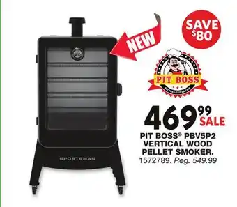 Blain's Farm & Fleet PIT BOSS PBV5P2 VERTICAL WOOD PELLET SMOKER offer