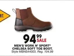 Blain's Farm & Fleet MEN'S WORK N' SPORT CHELSEA SOFT TOE BOOT offer