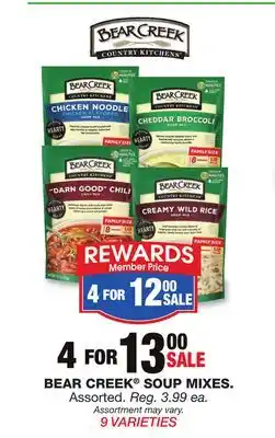 Blain's Farm & Fleet BEAR CREEK SOUP MIXES offer