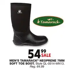 Blain's Farm & Fleet MEN'S TAMARACK NEOPRENE 7MM SOFT TOE BOOT offer