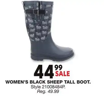 Blain's Farm & Fleet WOMEN'S BLACK SHEEP TALL BOOT offer