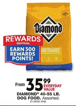 Blain's Farm & Fleet DIAMOND 40-55 LB. DOG FOOD offer