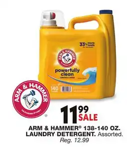 Blain's Farm & Fleet ARM & HAMMER 138-140 OZ. LAUNDRY DETERGENT offer