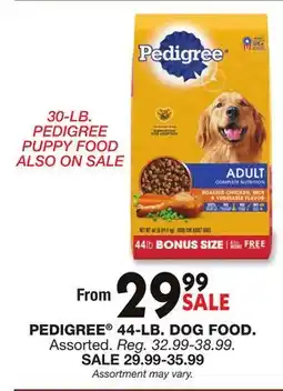 Blain's Farm & Fleet PEDIGREE 44-LB. DOG FOOD offer