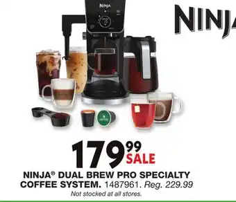 Blain's Farm & Fleet NINJA DUAL BREW PRO SPECIALTY COFFEE SYSTEM offer