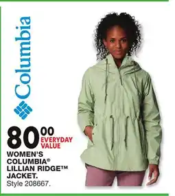 Blain's Farm & Fleet WOMEN'S COLUMBIA LILLIAN RIDGE JACKET offer