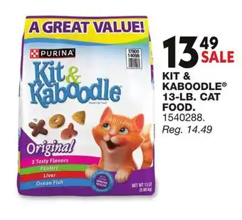 Blain's Farm & Fleet KIT & KABOODLE 13-LB. CAT FOOD offer