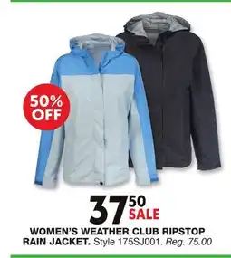 Blain's Farm & Fleet WOMEN'S WEATHER CLUB RIPSTOP RAIN JACKET offer