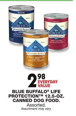 Blain's Farm & Fleet BLUE BUFFALO LIFE PROTECTION 12.5-OZ. CANNED DOG FOOD offer