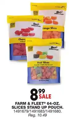 Blain's Farm & Fleet FARM & FLEET 64-OZ. SLICES STAND UP POUCH offer