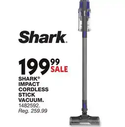 Blain's Farm & Fleet SHARK IMPACT CORDLESS STICK VACUUM offer