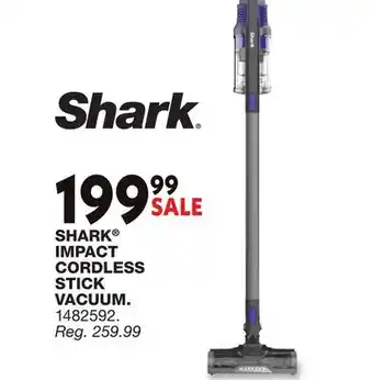 Blain's Farm & Fleet SHARK IMPACT CORDLESS STICK VACUUM offer