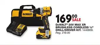 Blain's Farm & Fleet DEWALT 20V MAX XR BRUSHLESS CORDLESS ½ DRILL/DRIVER KIT offer