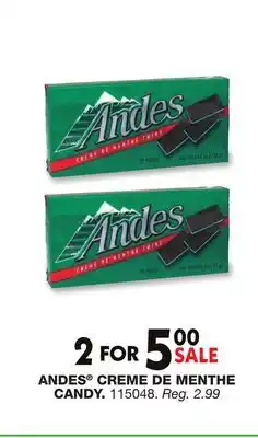 Blain's Farm & Fleet ANDES CREME DE MENTHE CANDY offer