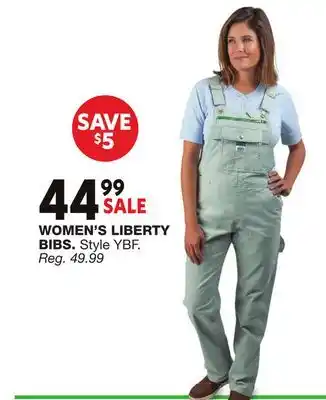 Blain's Farm & Fleet WOMEN'S LIBERTY BIBS offer