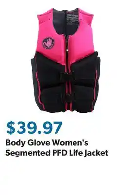 Sam's Club Body Glove Women's Segmented PFD Life Jacket offer