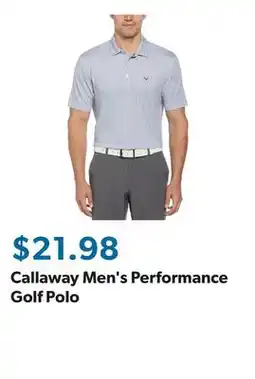 Sam's Club Callaway Men's Performance Golf Polo offer